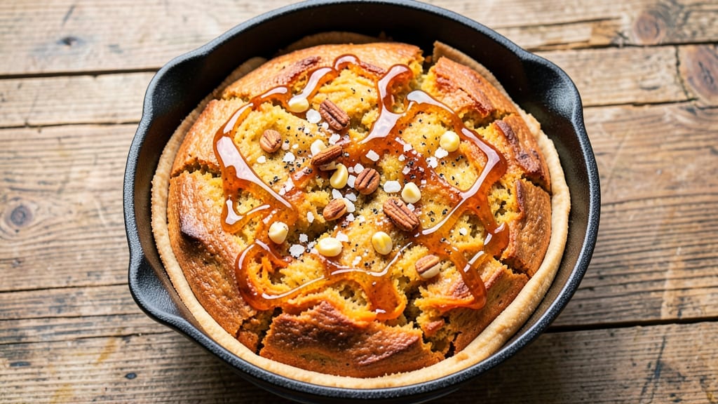 Sweet Potato Honey Cornbread Recipe: Crunchy Top and Moist Honeyed Core