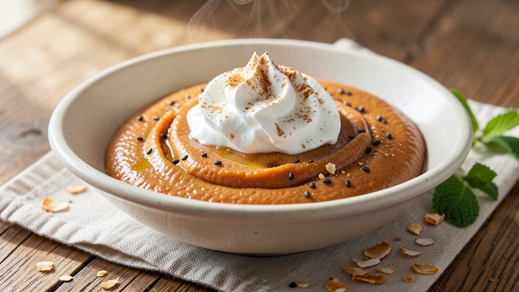 Vegan Sweet Potato Pudding Recipe: Spiced Silken Texture With No Refining