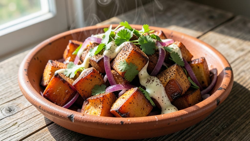 Sweet Potato Taco Filling Recipe: Spiced Roast with Crunchy Black Bean Topping