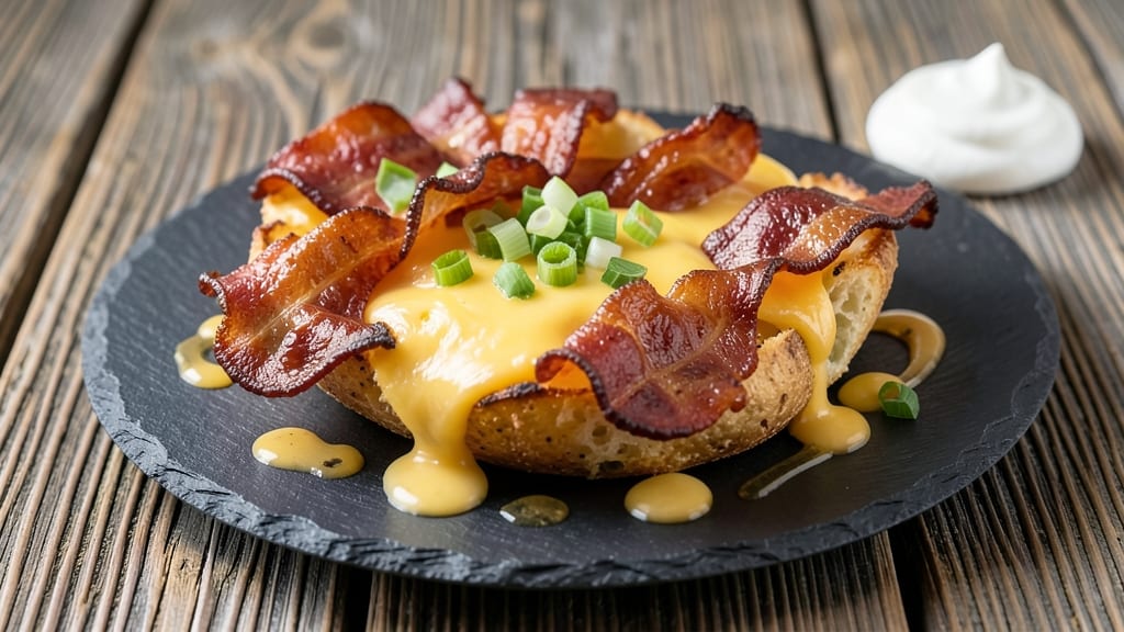 Bacon Cheddar Potato Skins Recipe: Smoky Crispy Edges With Melty Cheese Rivers