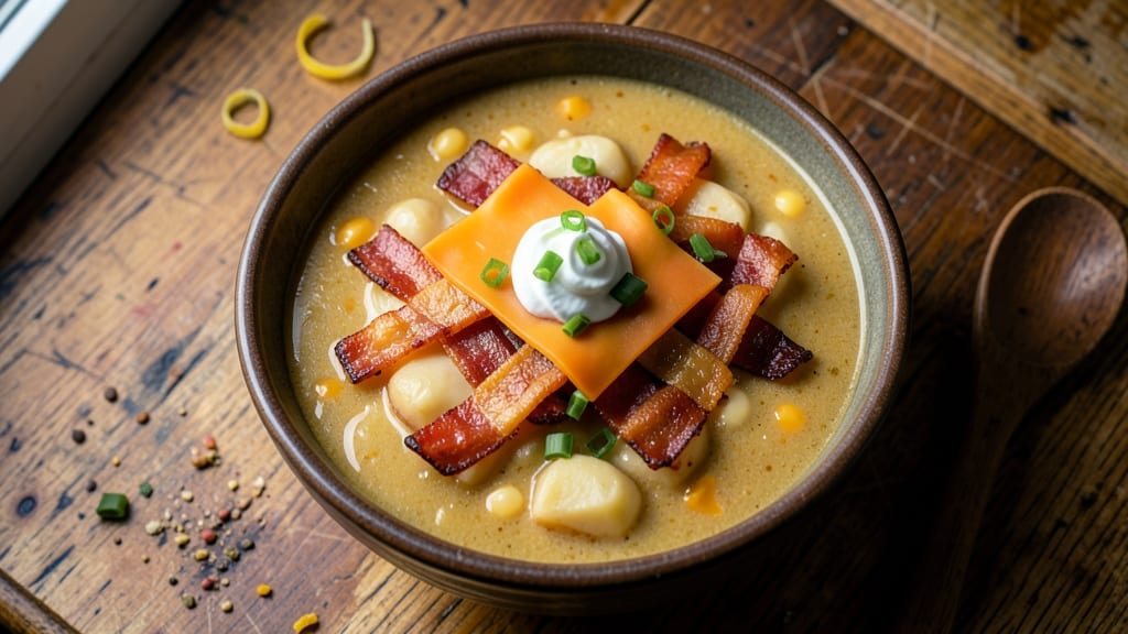 Bennigan's Loaded Baked Potato Soup Recipe: Cheesy Bacon Crunch in Every Spoonful