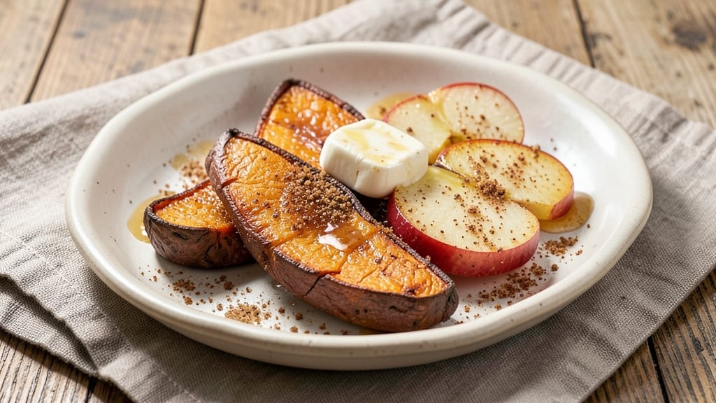 Sweet Potato Apple Brown Sugar Recipe: Caramelized Spice Roast With Crunchy Top