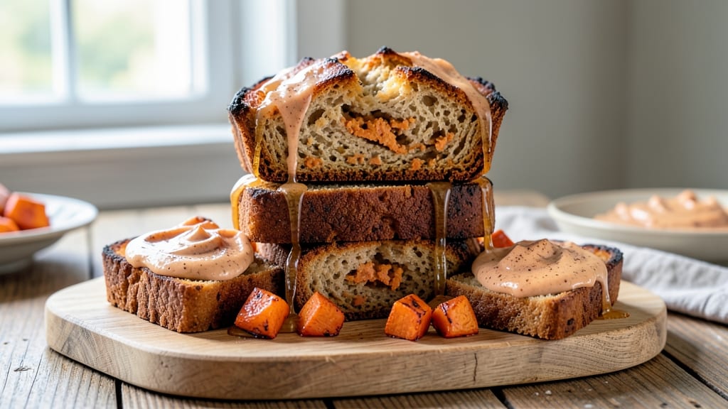 Sweet Potato Sandwich Bread Recipe: No-Knead, Sweetly Spiced Loaves
