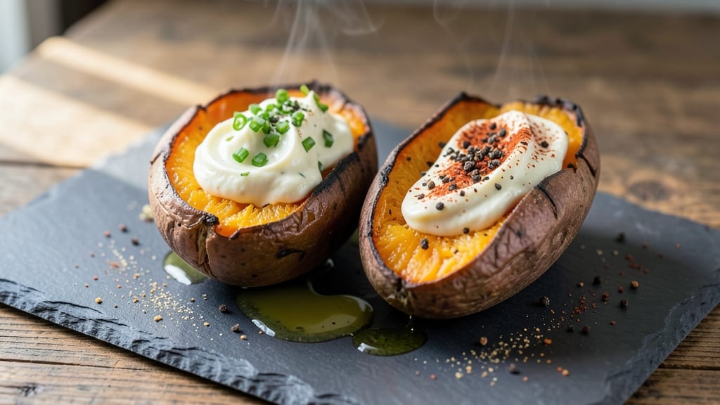 Sweet Potato Jacket Potato Recipe: Crispy Shells With Gooey Sweet Centers