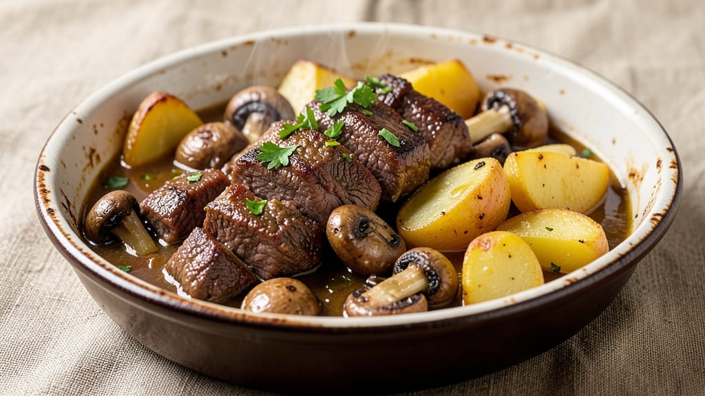 Beef Mushroom Potato Recipe: Hearty One-Pot Comfort With Umami Depth