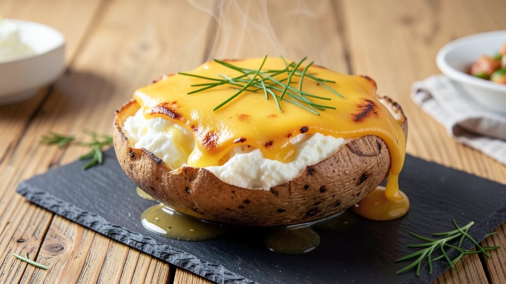 Twice Cooked Baked Potato Recipe: Crispy Twice-Baked Crust With Ultra-Creamy Centers