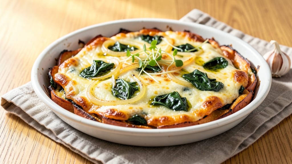Sweet Potato and Spinach Frittata Recipe: Golden Crust With Earthy Sweetness