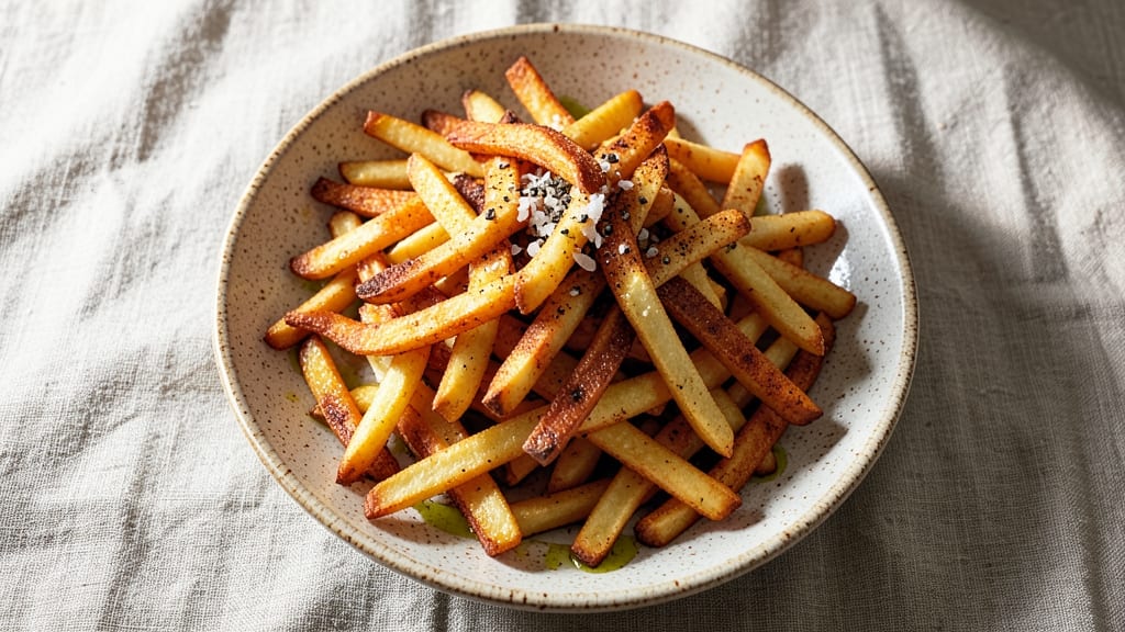 White Sweet Potato Fries Recipe: Air-Crisped with Smoky Paprika Kick