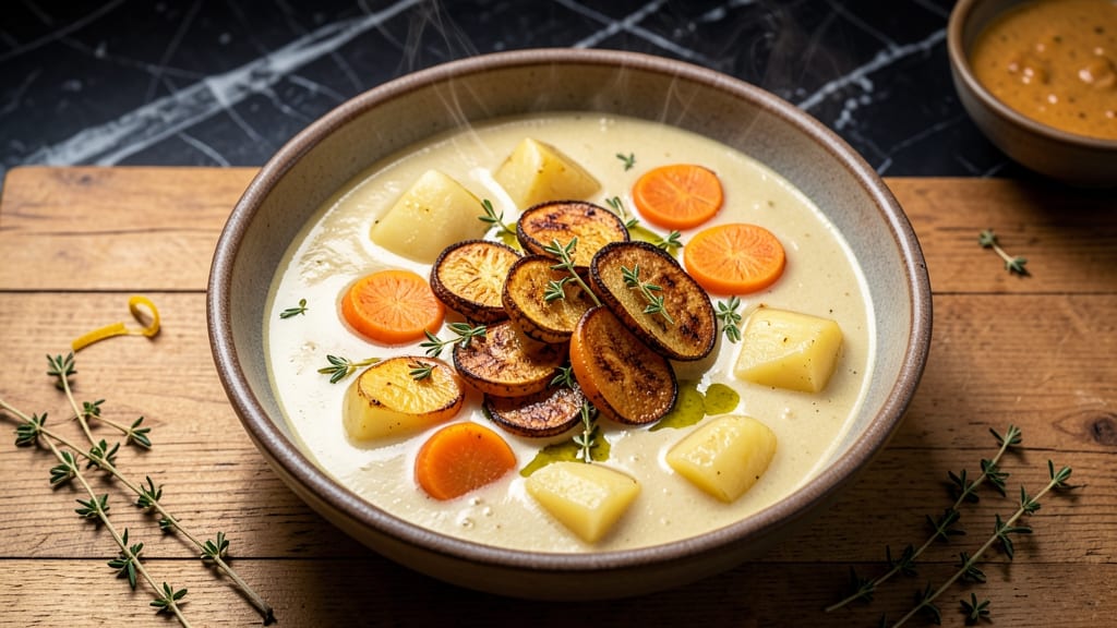 Vegan Potato Soup Recipe Crock Pot: Creamy Coconut Milk Base With Earthy Roasted Potatoes