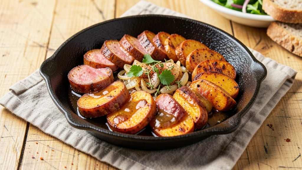 Andouille Sausage and Sweet Potato Recipe: Smoky-Sweet One-Pan Harmony