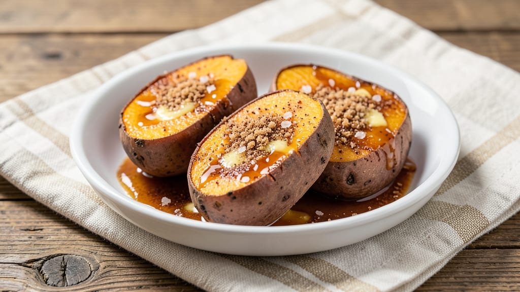 Sweet Potato Cinnamon Brown Sugar Butter Recipe: Warm Spiced Bake with Buttery Crunch Top