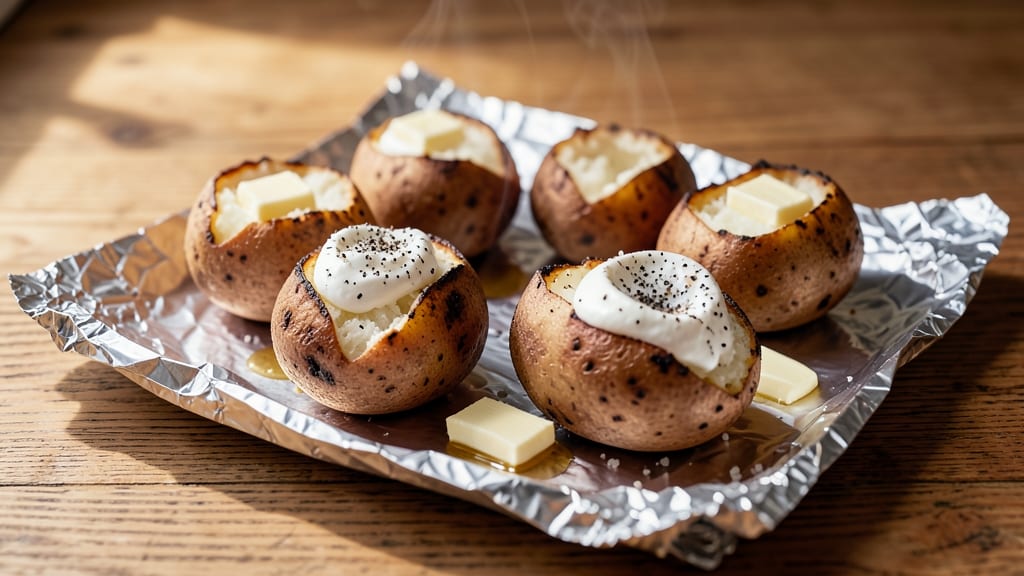 Baked Potato in Oven Recipe in Foil: Crispy Skin, Fluffy Interior Foil Trick