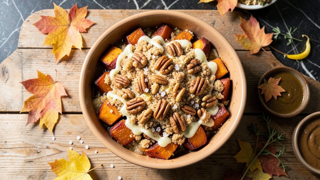 Sweet Potato Casserole Recipe Without Sugar: Nutty-Spiced Crunch With Zero Added Sweetness
