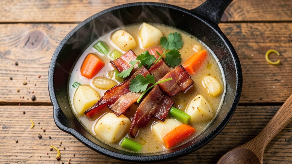 54th Street Potato Soup Copycat Recipe: Smoky Bacon and Chive Creaminess