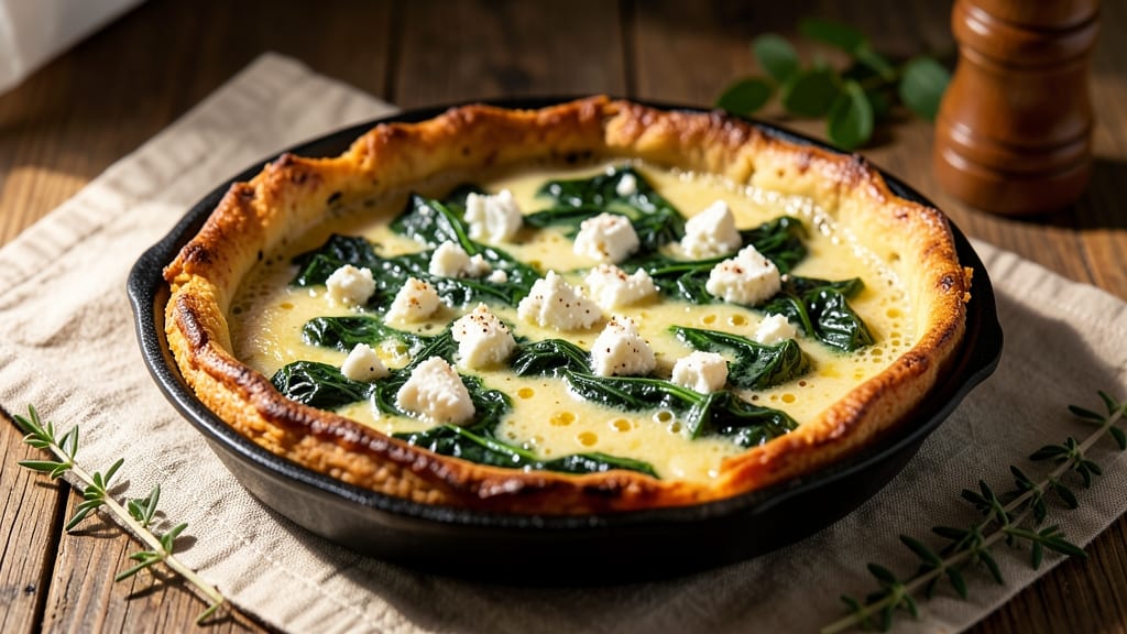 Spinach, Feta, and Sweet Potato Crust Quiche Recipe: Savory-Sweet Crust With Herby Cheese Filling