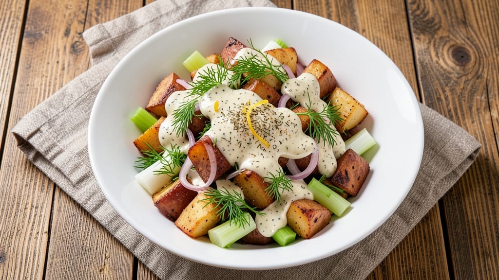 Baked Potato Salad Recipe with Ranch Dressing: Creamy, Chunky Potato Bites in 30 Minutes