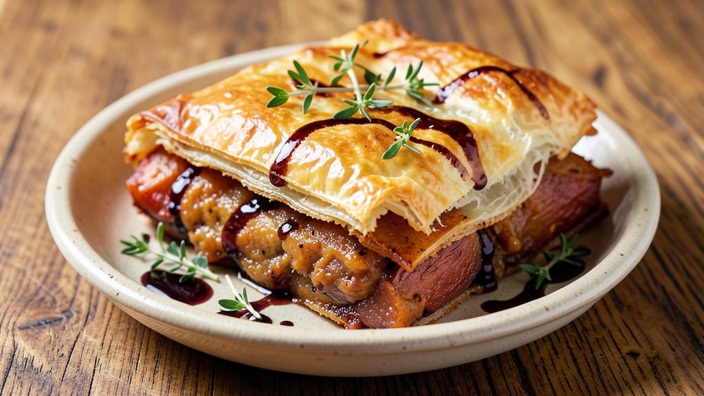 Sweet Potato Wellington Recipe: Flaky Pastry Hugs Spiced Filling