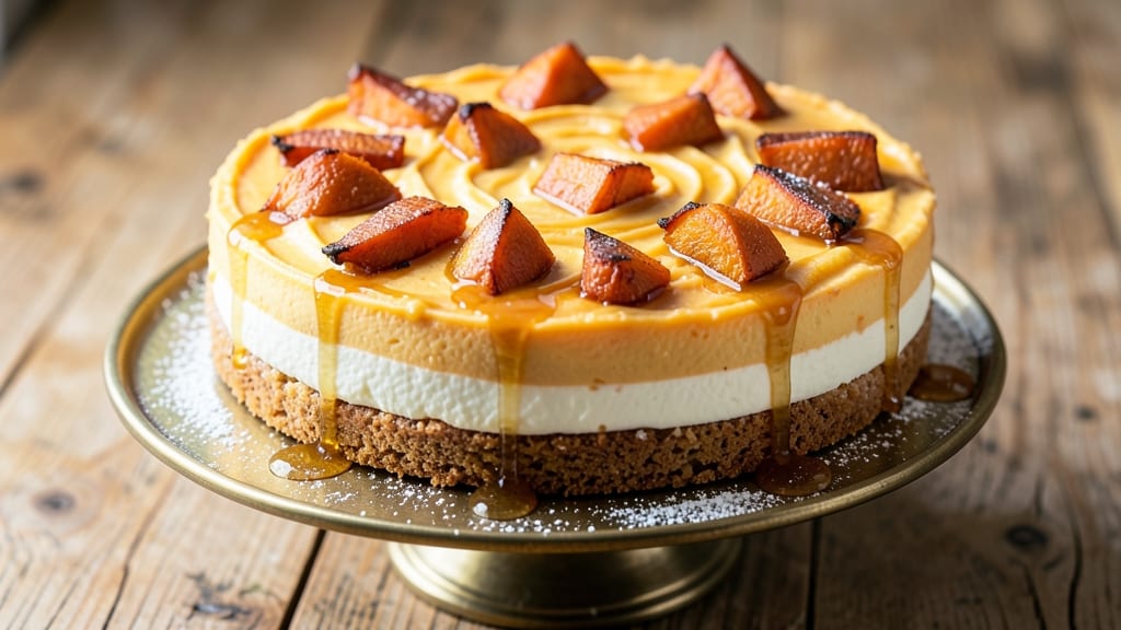 Sweet Potato Cheesecake Recipe: Moist Spiced Base With Crunchy Topping Magic