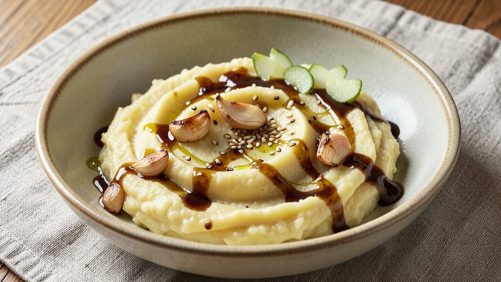 Asian Mashed Potato Recipe: Umami-Rich Velvety Texture With Garlic-Ginger Twist