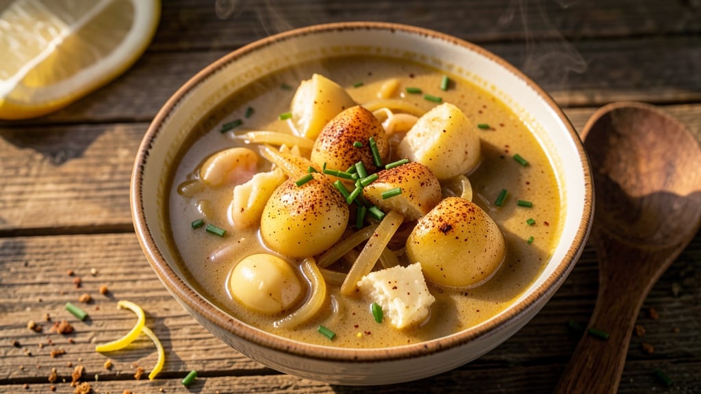 Atomic Ale Potato Soup Recipe: Smoky Beer-Braised Richness With Crispy Topping