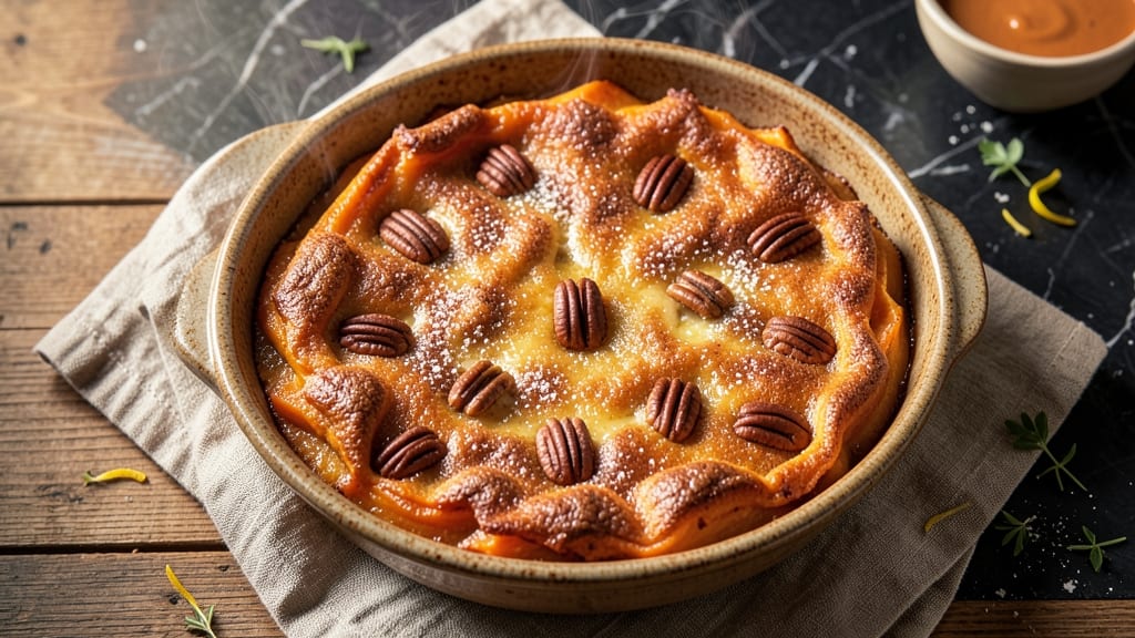 St Clair Sweet Potato Casserole Recipe: Foil-Sealed Crunch Over Creamy Spiced Filling