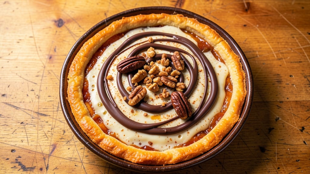 Turtle Sweet Potato Pie Recipe: Pecan-Packed Crunch and Spiced Filling Fusion