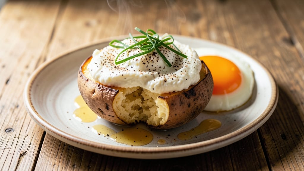 Baked Potato and Cottage Cheese Recipe: Savory Mash with Tangy Creamy Twist