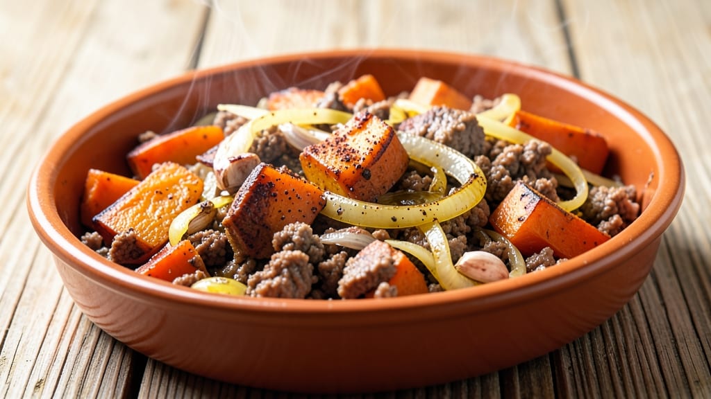 Sweet Potato And Minced Meat Recipe: Savory-Sweet One-Pan Harmony