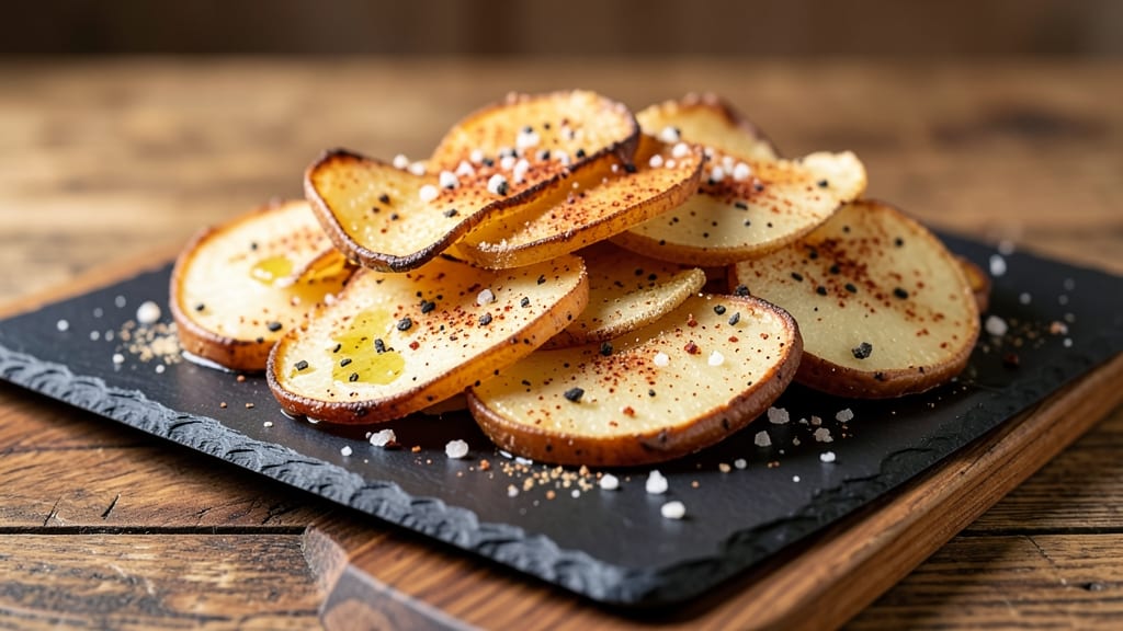 Baked Potato Chips Recipe: Crispy Air-Fryer Magic in 10 Minutes