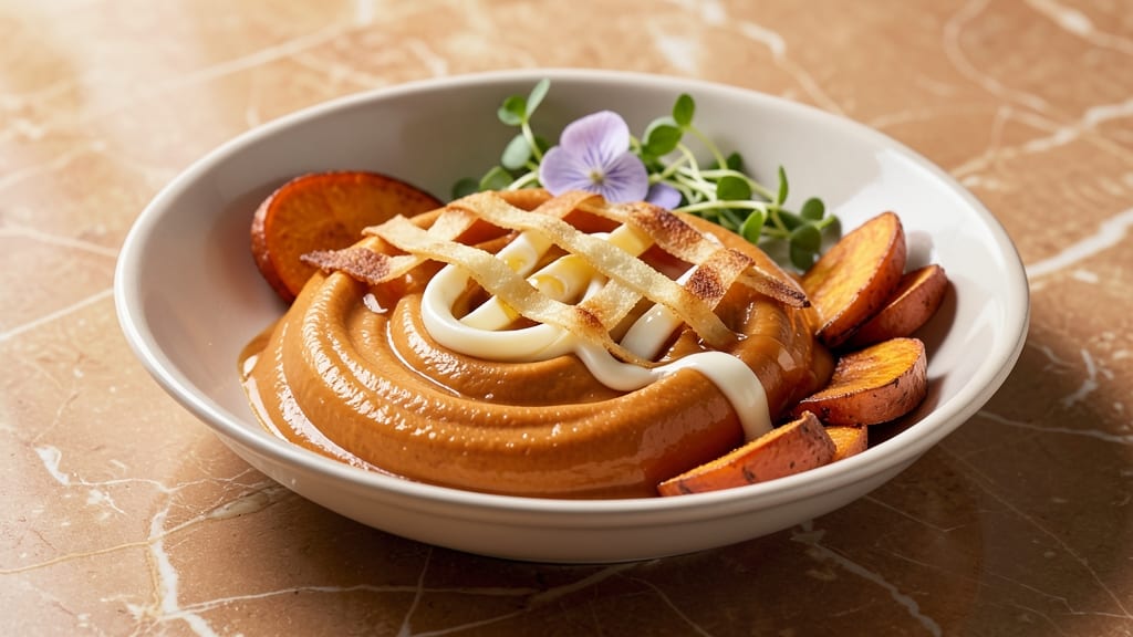 Sweet Potato Cheese Recipe: Warm Spice Streusel Crunch Over Silky Swirls