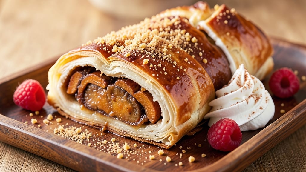 Sweet Potato Log Recipe: Crunchy Streusel Top With Warm Spice Magic