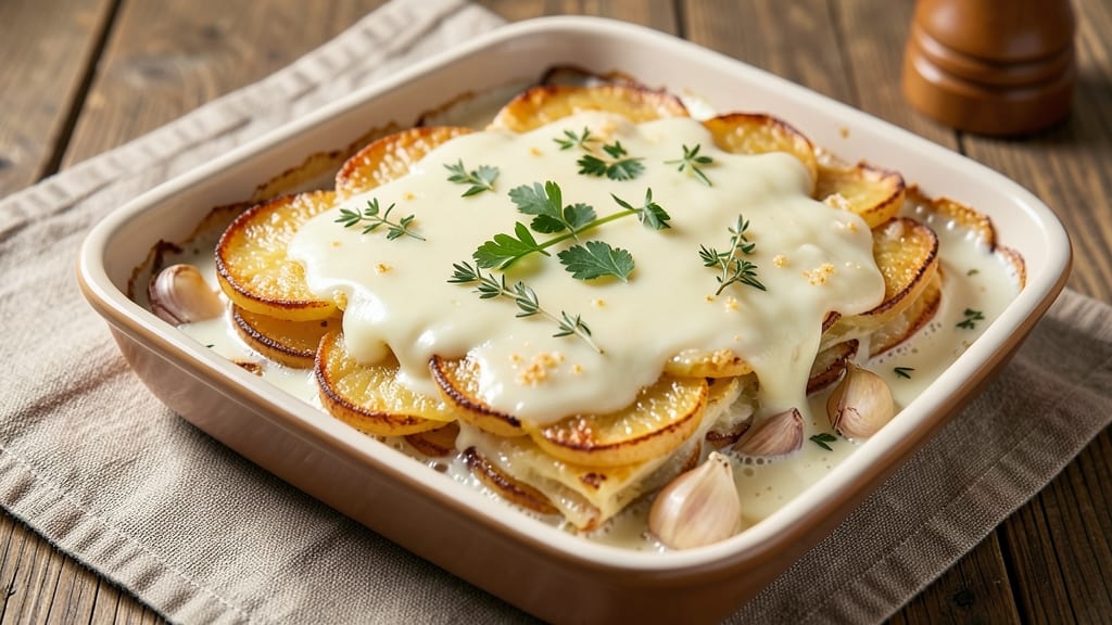 Baked Potato Gratin Recipe: Cheesy Crisp-Top Magic in One Dish