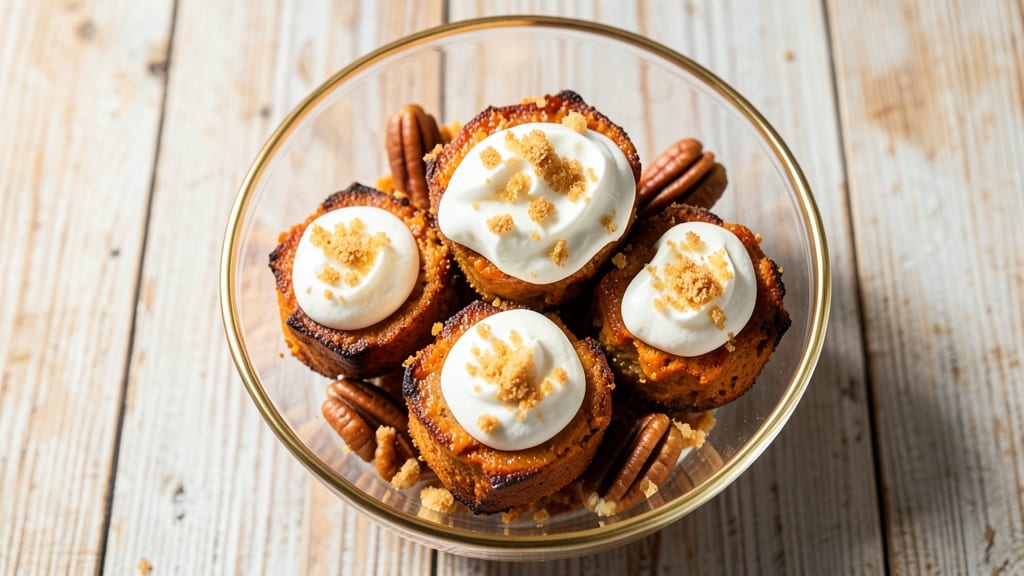 Sweet Potato Cheesecake Bites Recipe: Mini Dessert Towers With Spiced Swirls