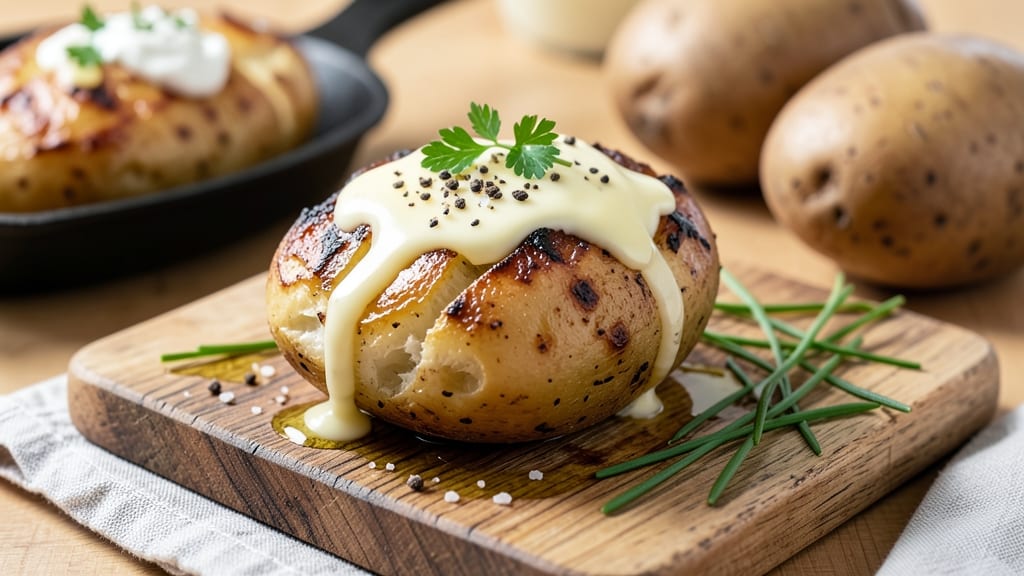 Baked Potato Recipe Temperature: 400°F Crispy Skin, Fluffy Center Magic