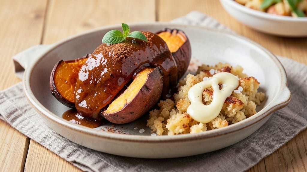 Sweet Potato Recipe Not Mashed: Crunchy Streusel Crown Over Creamy Spice Swirl