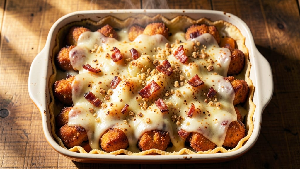 Sweet Potato Tots Casserole Recipe: Crispy Bites With Cheesy Comfort
