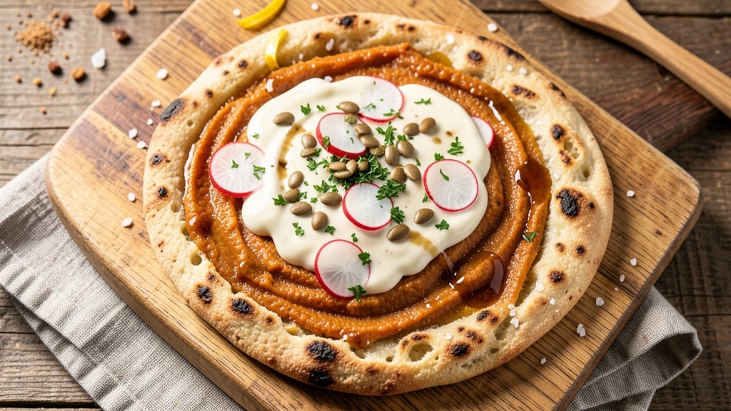 Vegan Sweet Potato Flatbread Recipe: Spiced Crust With Silky Sweet Potato Heart