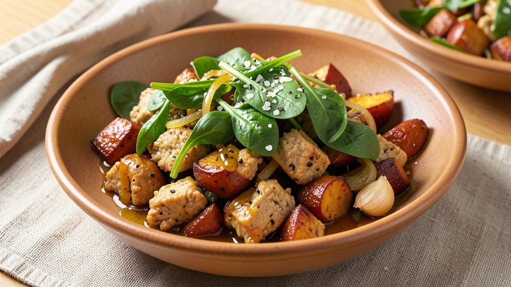 Sweet Potato Spinach Ground Turkey Recipe: Savory-Sweet One-Pan Protein Bowl